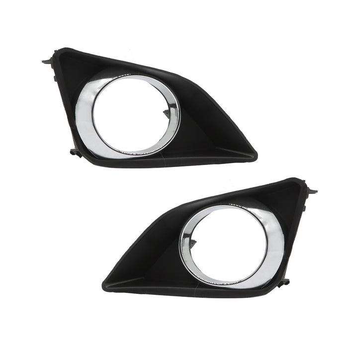 DURAFORCE 2009-2010 Toyota Corolla Clear Fog Lights Pair w/ Covers & Switch