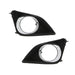 DURAFORCE 2009-2010 Toyota Corolla Clear Fog Lights Pair w/ Covers & Switch