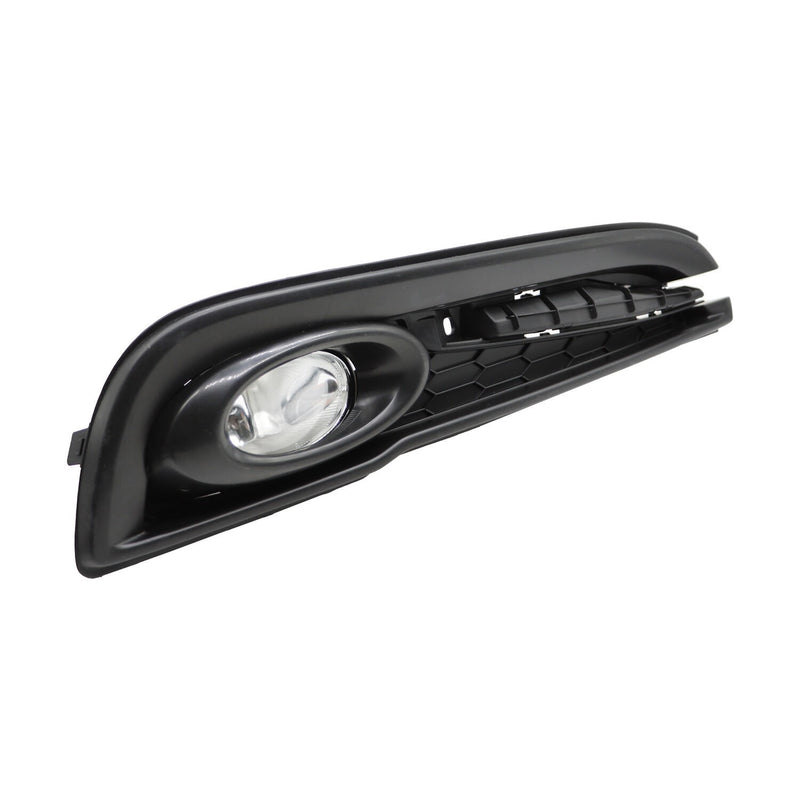 DURAFORCE Pair 2013-2015 Honda Civic Sedan Clear Fog Lights Bumper Lamps w/Wiring