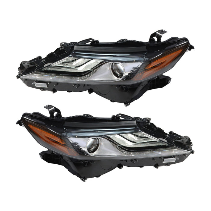 DURAFORCE 2018-2022 Toyota Camry XSE XLE Full LED Headlights Pair Left & Right Side