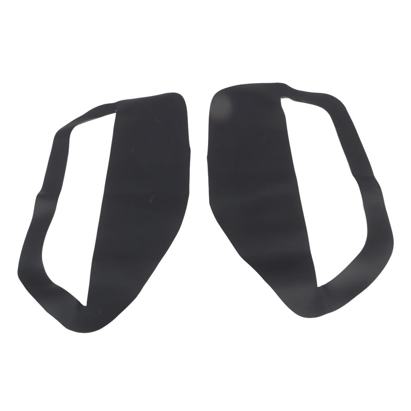 DURAFORCE Pair of Black Leather Door Panel Inserts for Ford Mustang 2005-2009