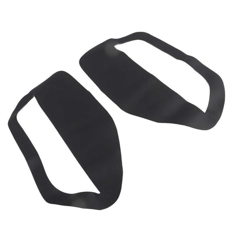 DURAFORCE Pair of Black Leather Door Panel Inserts for Ford Mustang 2005-2009