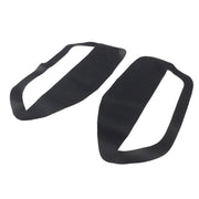 DURAFORCE Pair of Black Leather Door Panel Inserts for Ford Mustang 2005-2009