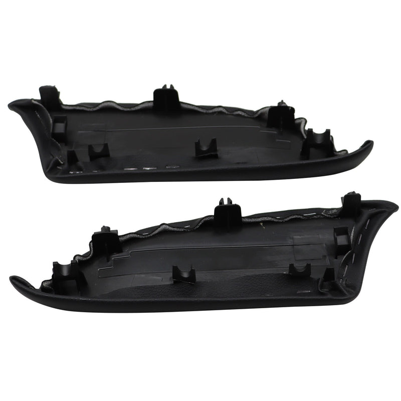 DURAFORCE Pair for Honda Accord 2008-2012 Front Door Armrest Lid Cover Black Sedan