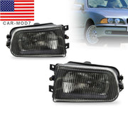 DURAFORCE Pair Front Bumper Fog Lights for 1996-2002 BMW 528i 540i E39 Z3 Driving Lamp