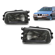 DURAFORCE Pair Front Bumper Fog Lights for 1996-2002 BMW 528i 540i E39 Z3 Driving Lamp