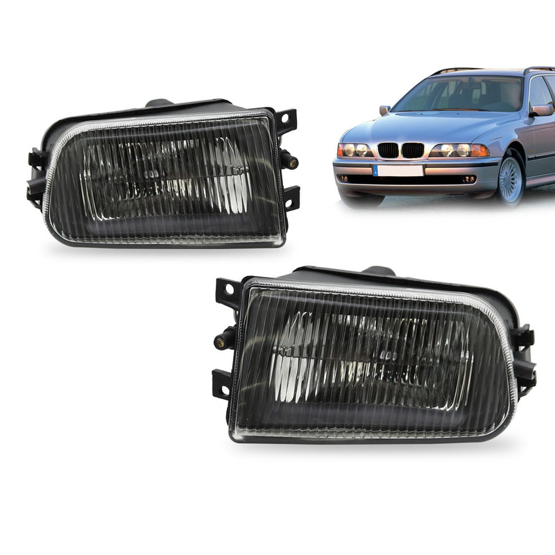 DURAFORCE Pair Front Bumper Fog Lights for 1996-2002 BMW 528i 540i E39 Z3 Driving Lamp