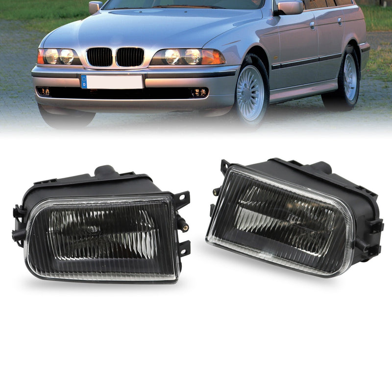 DURAFORCE Pair Front Bumper Fog Lights for 1996-2002 BMW 528i 540i E39 Z3 Driving Lamp