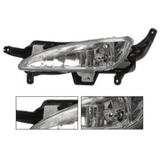 DURAFORCE 2011-2013 Kia Optima Front Bumper Fog Lights & Bezels Set Pair
