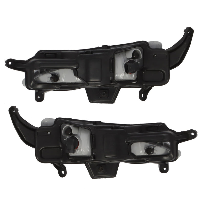 DURAFORCE 2011-2013 Kia Optima Front Bumper Fog Lights & Bezels Set Pair