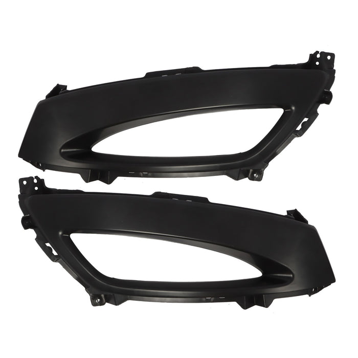 DURAFORCE 2011-2013 Kia Optima Front Bumper Fog Lights & Bezels Set Pair