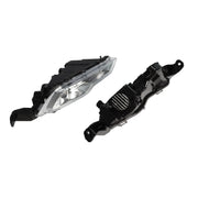 DURAFORCE Ford Fusion Mondeo 2017-2018 Front Bumper LED Fog Lights with Cover Bezel Pair