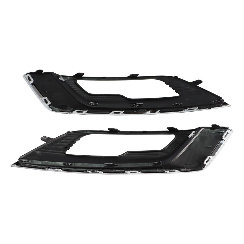 DURAFORCE Ford Fusion Mondeo 2017-2018 Front Bumper LED Fog Lights with Cover Bezel Pair