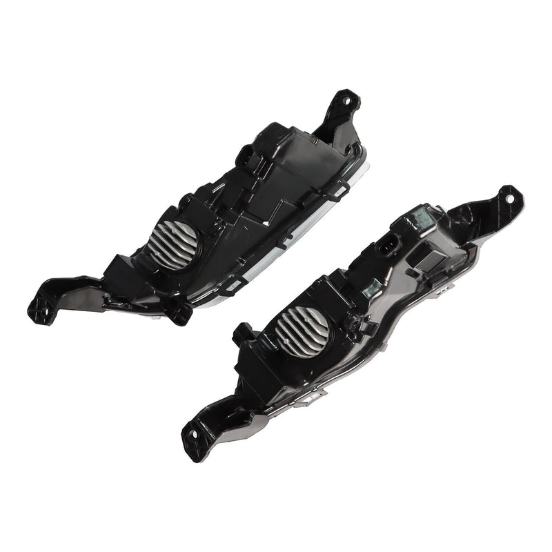 DURAFORCE Ford Fusion Mondeo 2017-2018 Front Bumper LED Fog Lights with Cover Bezel Pair