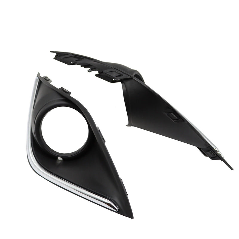 DURAFORCE Mitsubishi Outlander 2016-2019 Front Fog Lamp Cover Bezel Trim Pair US