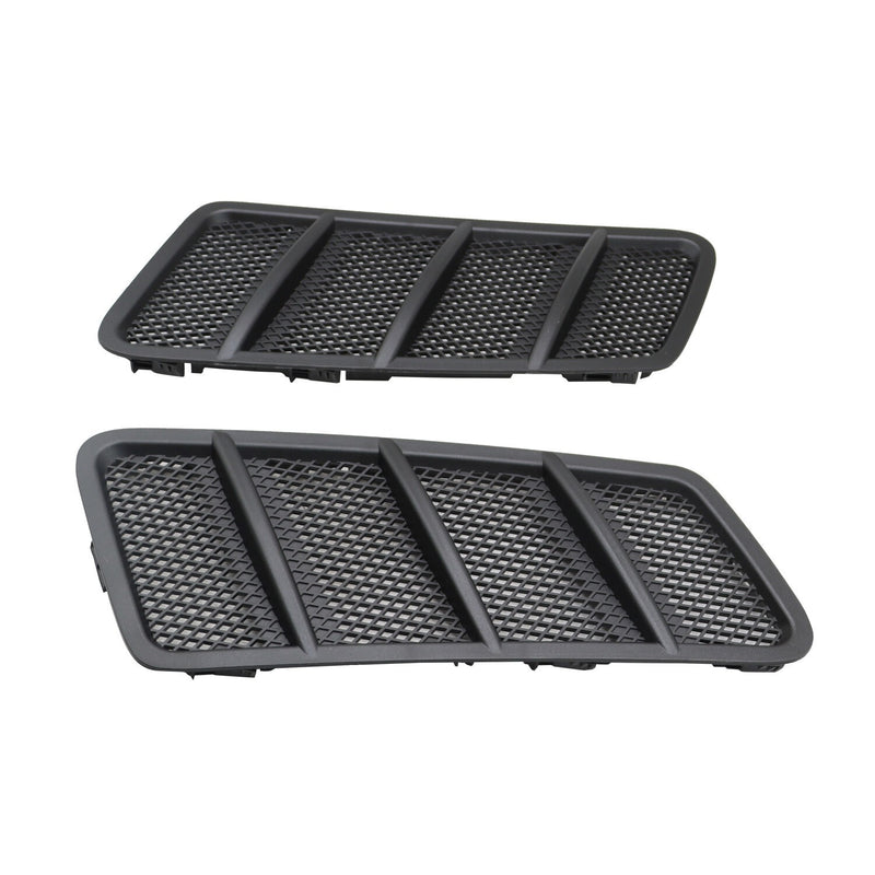 DURAFORCE Pair Front Hood Vent Mesh Grille Trim Cover for Mercedes W166 GL ML350 12-15