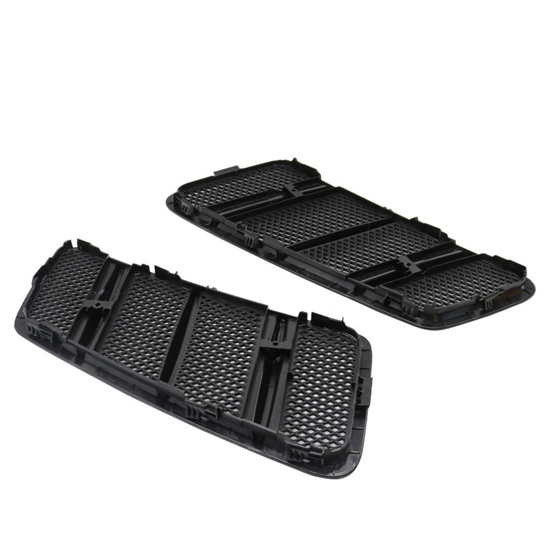 DURAFORCE Pair Front Hood Vent Mesh Grille Trim Cover for Mercedes W166 GL ML350 12-15
