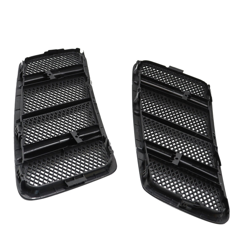 DURAFORCE Pair Front Hood Vent Mesh Grille Trim Cover for Mercedes W166 GL ML350 12-15