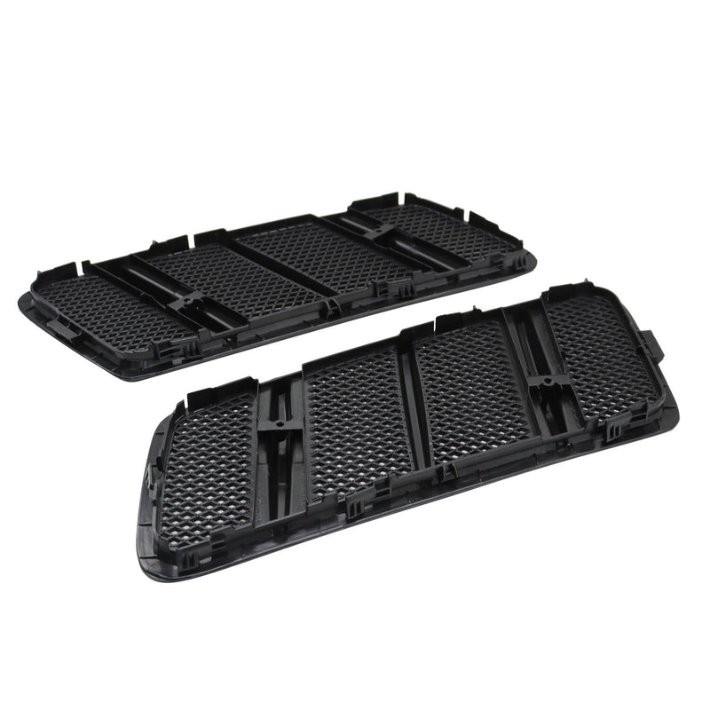 DURAFORCE Pair Front Hood Vent Mesh Grille Trim Cover for Mercedes W166 GL ML350 12-15