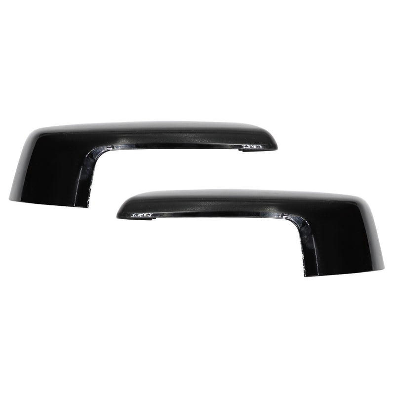 DURAFORCE Gloss Black Mirror Caps Replacement Pair for Chevy Silverado 1500 2019-2024