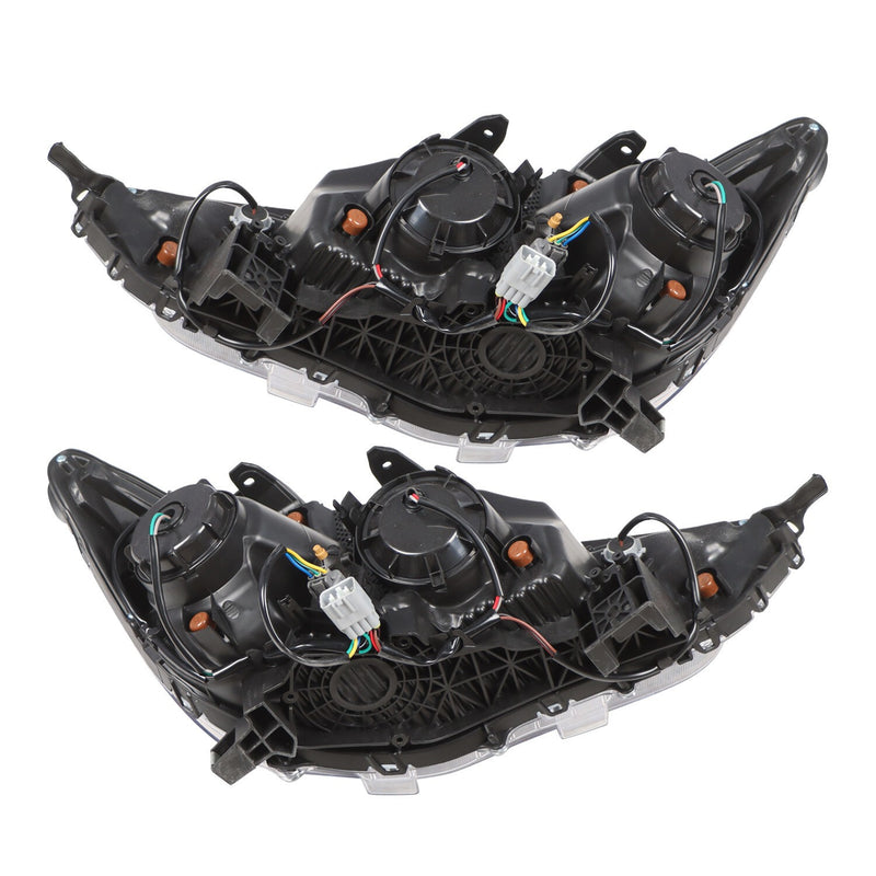 DURAFORCE Pair Halogen Headlights Front Lamps for 2011-2019 Mitsubishi Outlander Sport