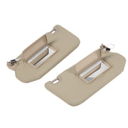 DURAFORCE Pair LH RH Sun Visor w/Lamp for 2013-18 Nissan Pathfinder 2014-17 Infiniti QX60