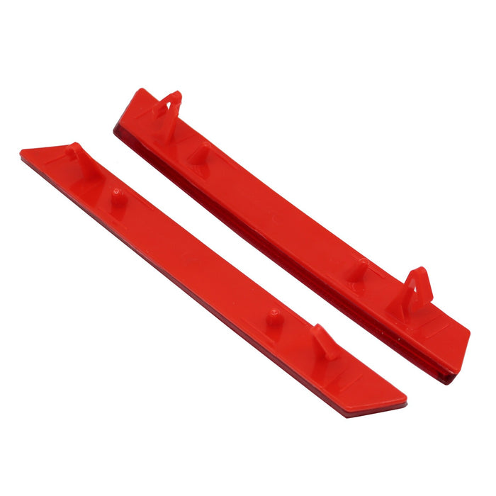 DURAFORCE Cadillac XTS 2013-2017 Red Rear Bumper Lower Reflector Light Trim Pair