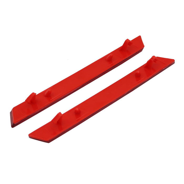 DURAFORCE Cadillac XTS 2013-2017 Red Rear Bumper Lower Reflector Light Trim Pair