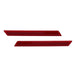 DURAFORCE Cadillac XTS 2013-2017 Red Rear Bumper Lower Reflector Light Trim Pair