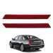 DURAFORCE Cadillac XTS 2013-2017 Red Rear Bumper Lower Reflector Light Trim Pair