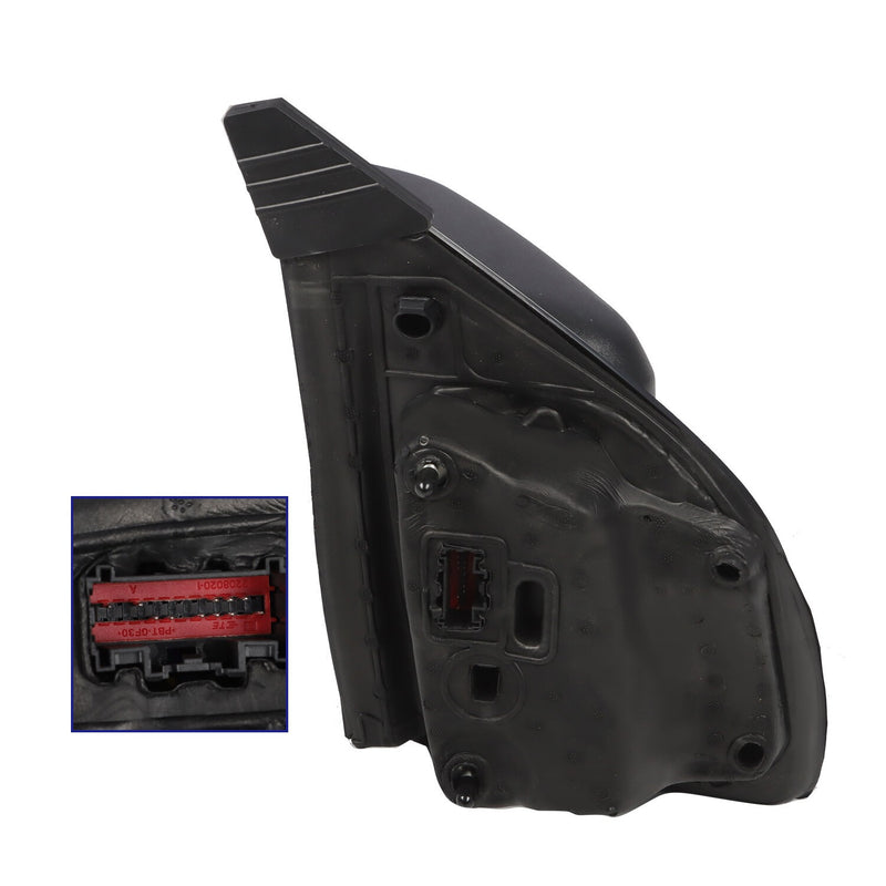 DURAFORCE Pair Right & Left Side Mirrors w/ BLIS & Light Manual Fold for 21-24 Ford F-150