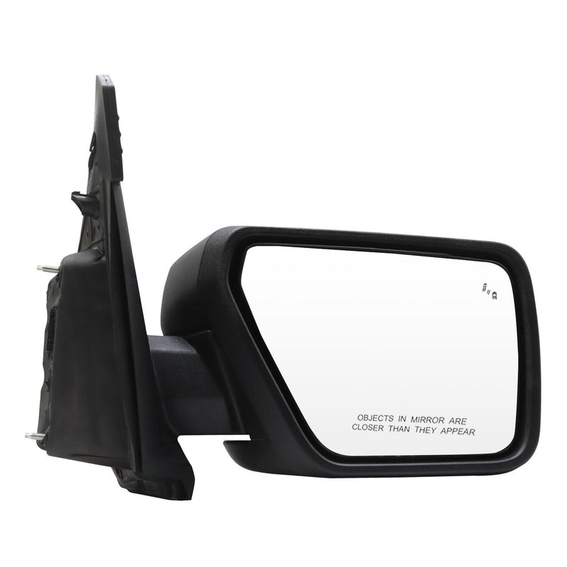 DURAFORCE Pair Right & Left Side Mirrors w/ BLIS & Light Manual Fold for 21-24 Ford F-150
