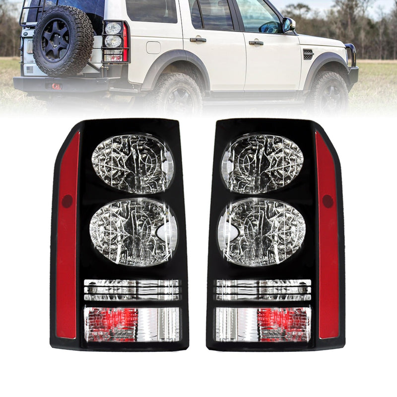 DURAFORCE Pair Tail Lights Rear Lamps for 2004-2016 Land Rover Discovery LR3 LR4