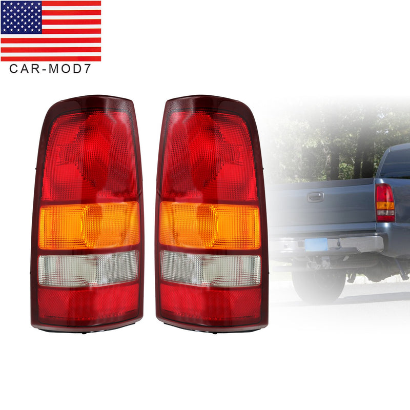 DURAFORCE Pair Tail Brake Lights for 1999-2006 GMC Sierra 1500 2500 Truck LH+RH