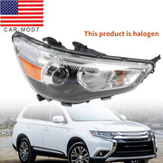 DURAFORCE Mitsubishi Outlander Sport 2011-2019 Right Passenger Halogen Headlight Lamp