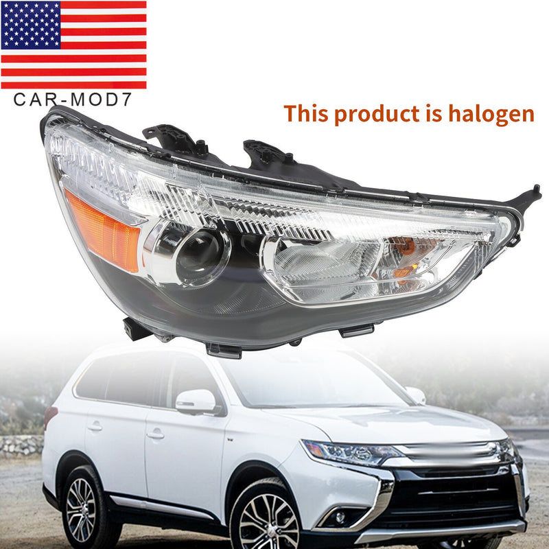 DURAFORCE Mitsubishi Outlander Sport 2011-2019 Right Passenger Halogen Headlight Lamp