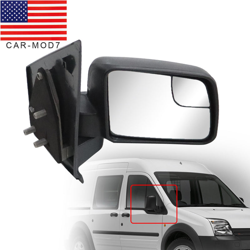 DURAFORCE Right Side Passenger Door Mirror Ford Transit Connect 2011-2013 Manual Fold