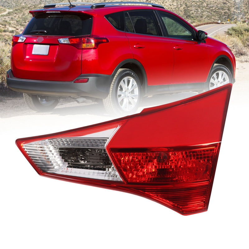 DURAFORCE Right Side Inner Tail Light Brake Lamp for 2013-2015 Toyota RAV4 Passenger
