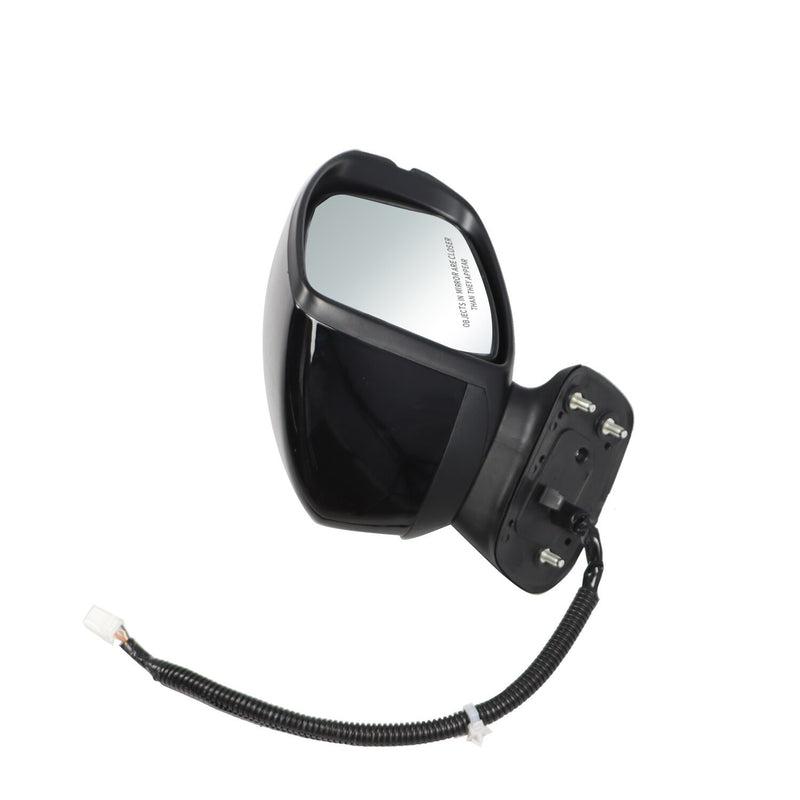 DURAFORCE Passenger Right Side Mirror Manual Fold Black 3Pin for Honda Fit 2015-2020