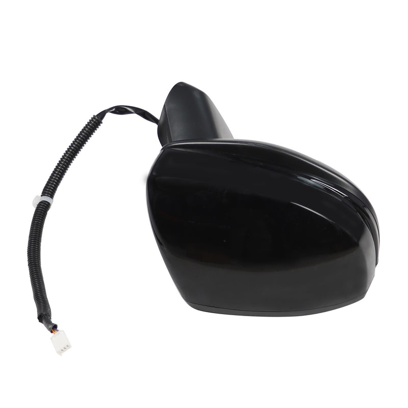DURAFORCE Passenger Right Side Mirror Manual Fold Black 3Pin for Honda Fit 2015-2020