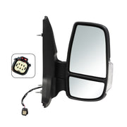 DURAFORCE Right Side Power Mirror with Lamp for Ford Transit 150 250 350HD 2010-2024