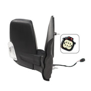 DURAFORCE Right Side Power Mirror with Lamp for Ford Transit 150 250 350HD 2010-2024