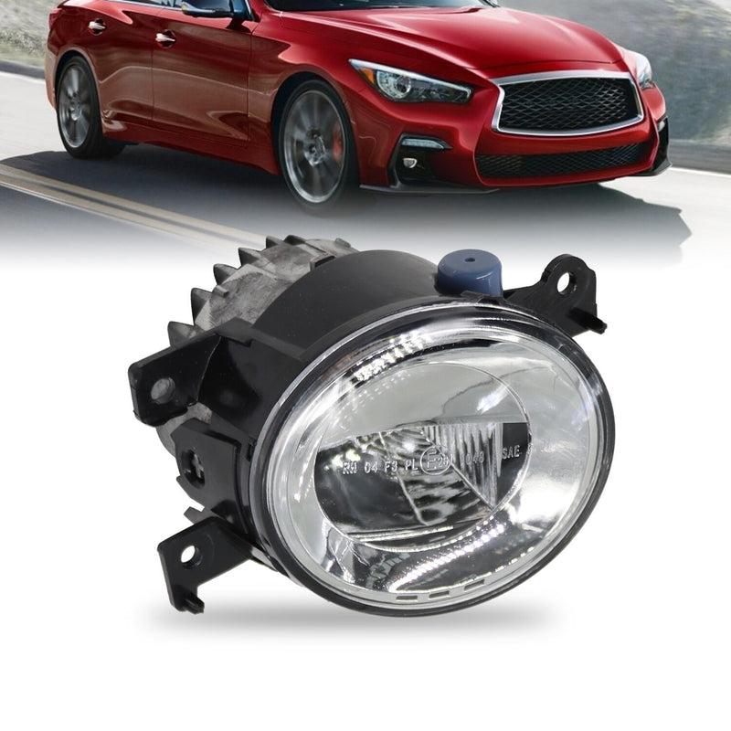 DURAFORCE LED Fog Light Lamp Passenger Side for 2014-2020 Infiniti Q50 QX60 QX80