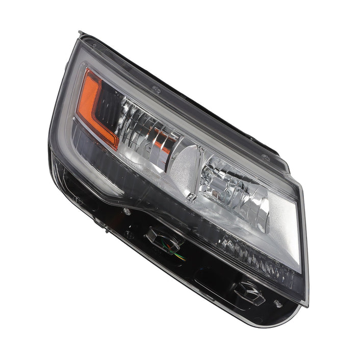 DURAFORCE 2016-2018 Ford Explorer Passenger Side Halogen Headlight with LED DRL