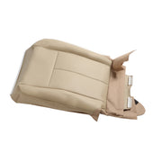 DURAFORCE PERF Tan Leather Driver & Passenger Seat Covers Bottom for 07-14 Ford Expedition