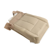 DURAFORCE PERF Tan Leather Driver & Passenger Seat Covers Bottom for 07-14 Ford Expedition