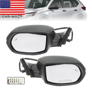 DURAFORCE Heated Power Mirror Set w/ Signal Blind Spot for 17-22 Honda CR-V Paintable