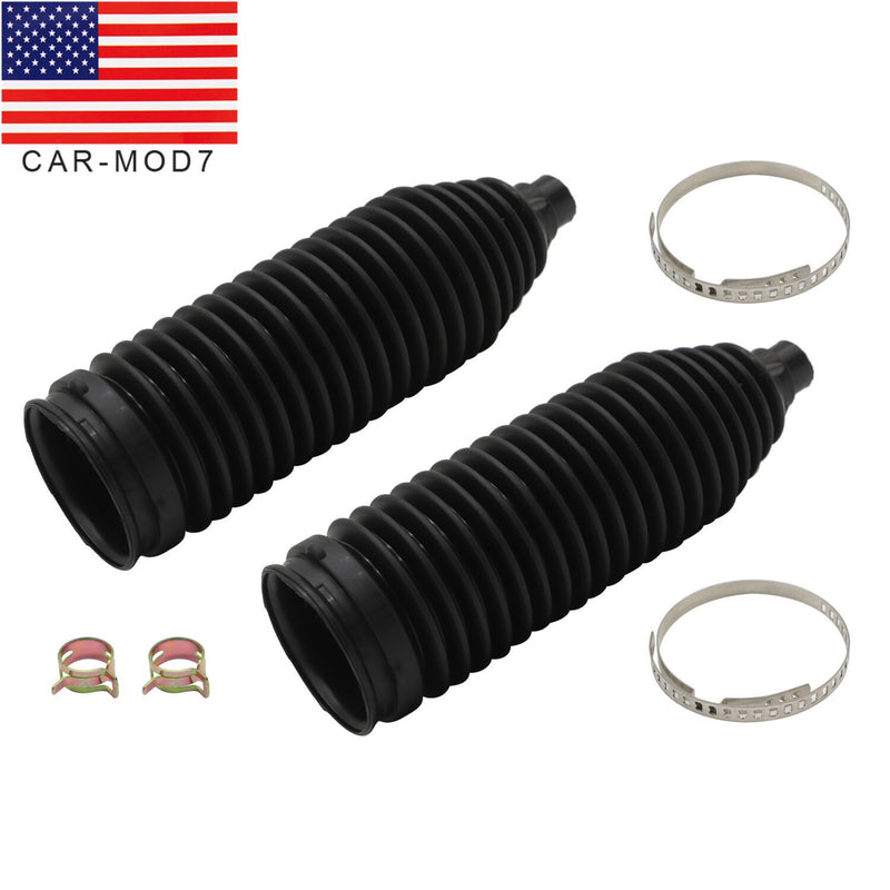 DURAFORCE Rack & Pinion Inner Tie Rod Boots Pair for Chevy GMC Cadillac Steering New