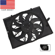 DURAFORCE BMW 04-09 Radiator Cooling Fan Assembly for 525i 530i 528xi 750i 645Ci 621-211