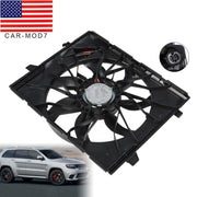 DURAFORCE Radiator Cooling Fan for Dodge Durango & Jeep Grand Cherokee 2014-2020 3.6L/5.7L